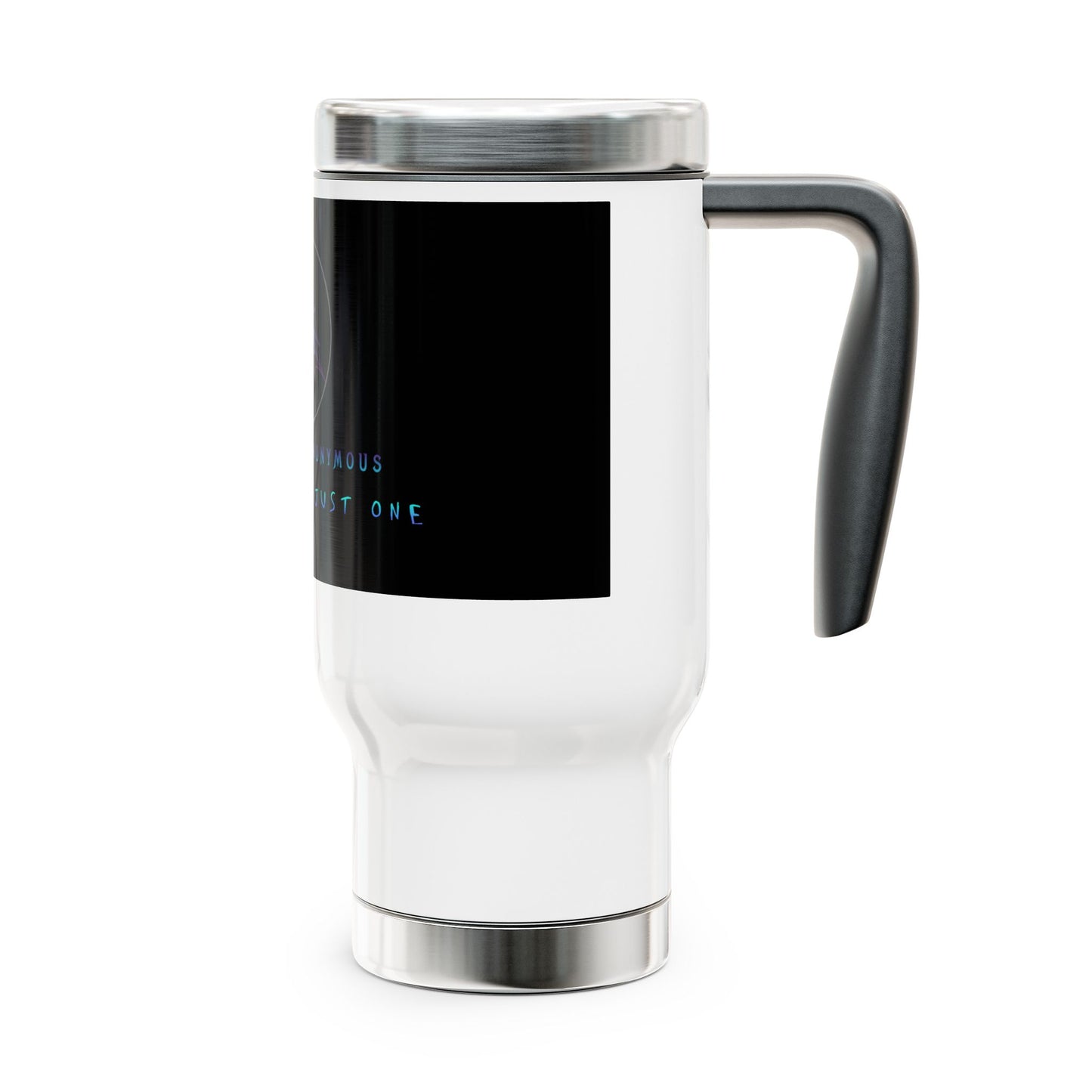 Stainless Steel Travel Mug with Handle, 14oz