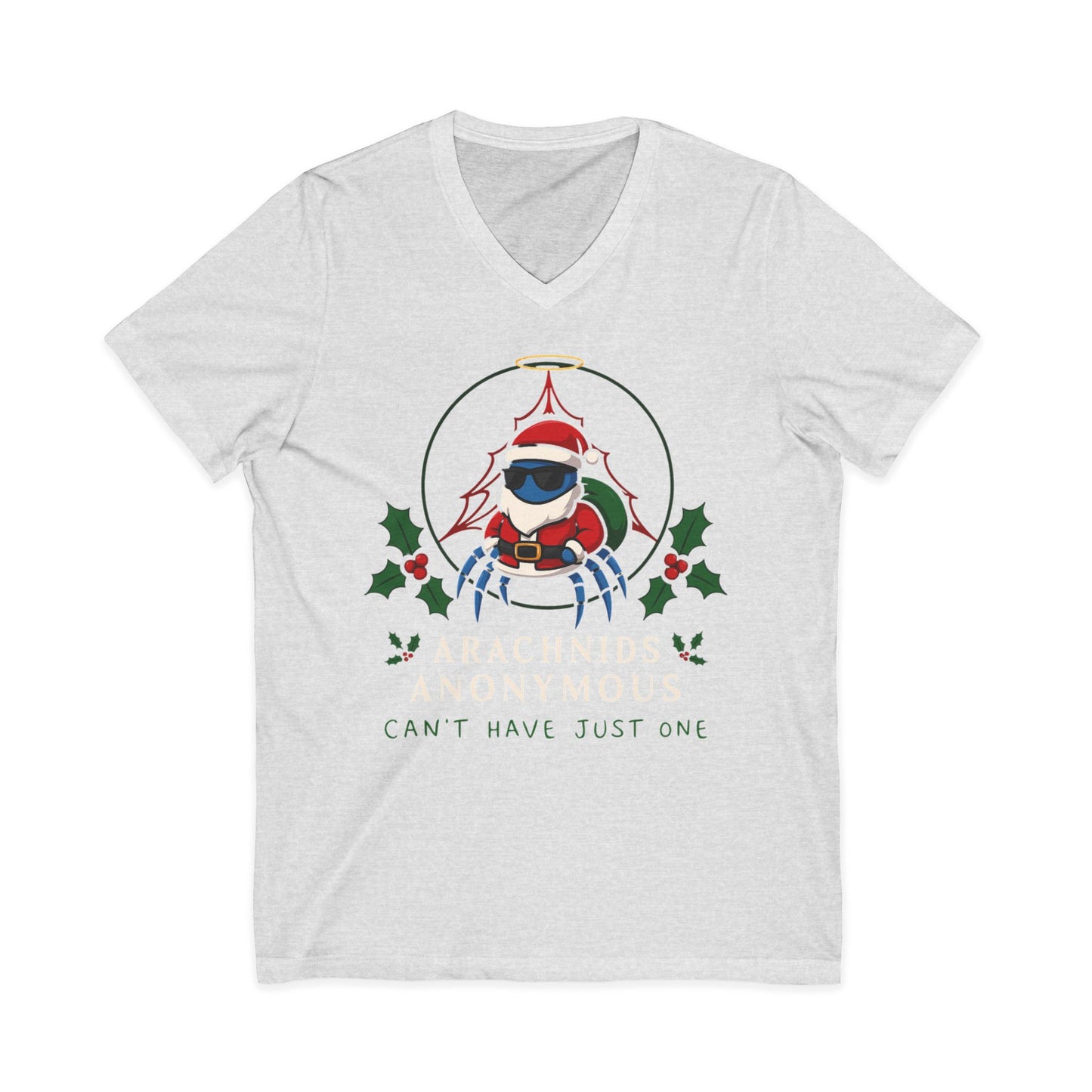 Unisex Jersey Short Sleeve V-Neck Tee